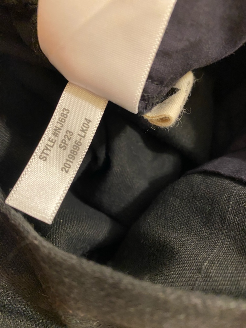 MADEWELL Clean Pull-On Shorts  Black Linen-Cotton Flat Front NJ683. Size XL - Picture 6 of 10